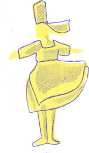 Illustration La Finebox : bigoudène en coiffe bretonne