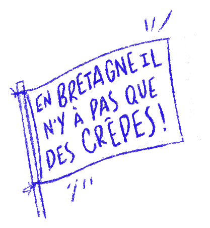 Illustration La Finebox : drapeau « En Bretagne, il n’y a pas que des crêpes »