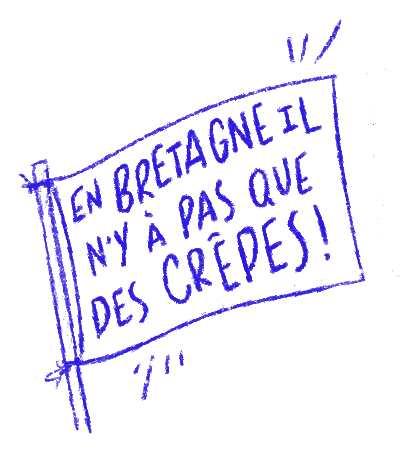 Illustration La Finebox : drapeau « En Bretagne, il n’y a pas que des crêpes »