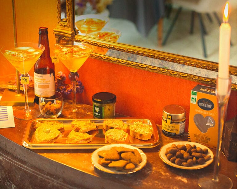 Coffret dinatoire La Finebox, sélection de produits d'épicerie fine bretonne