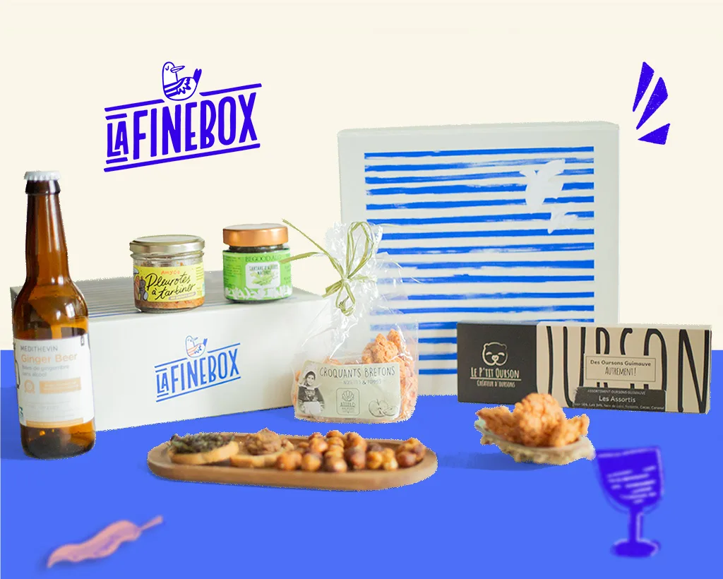 Panier garni breton Noël autrement, coffret cadeau entreprise La Finebox
