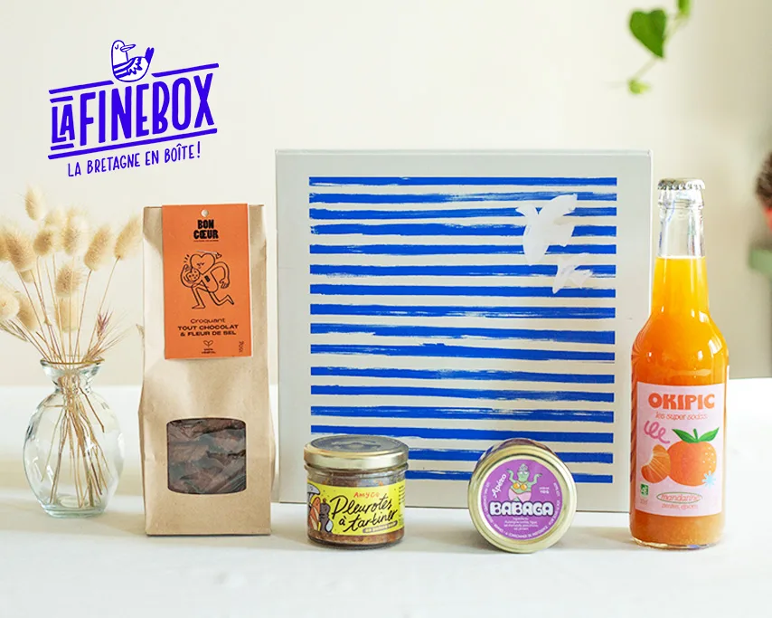 Roazhon Box La Finebox : coffret cadeau séminaire de producteurs rennais