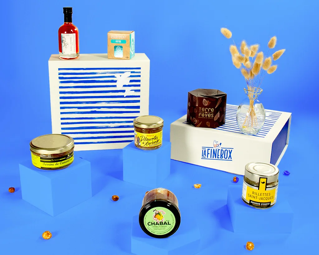 Coffret gourmand breton avec sélection du meilleur de la Bretagne en épicerie fine artisanale